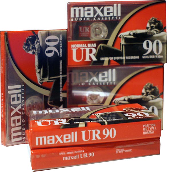 Кассета чистая запакованная Maxell UR-90 [Y1]