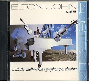 Elton John / Live In Australia with Melbourne Symphony Orchestra (NM/NM) CD  [06][07][DSG]