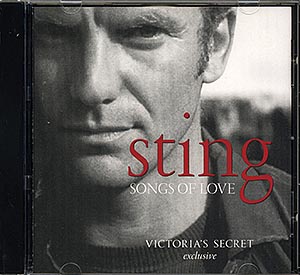 Sting / Songs Of Love (NM/NM) CD / Victoria's Secret promo [02][DSG]