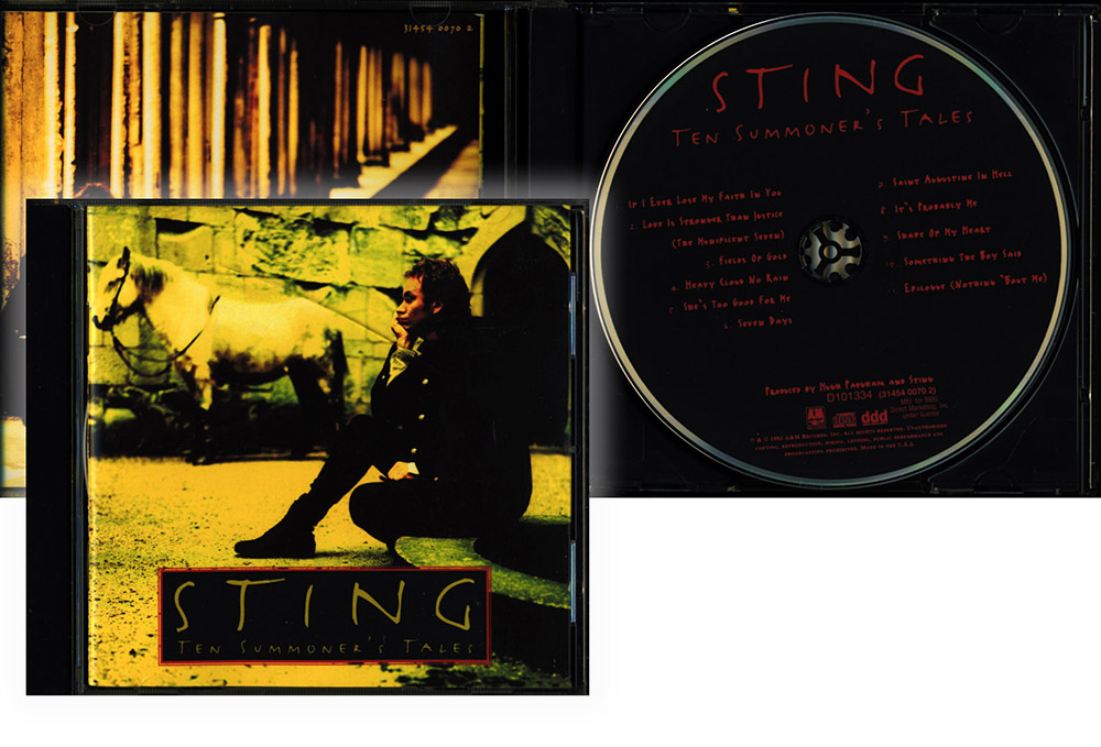 Sting / Ten Summoner`s Tales (NM/NM) CD [17][DSG]