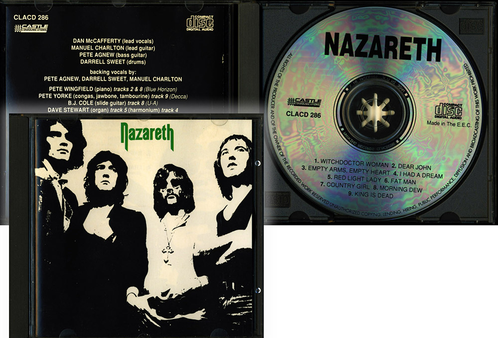Nazareth / Nazareth (Castle CLACD286) (NM/NM) CD [17][DSG]