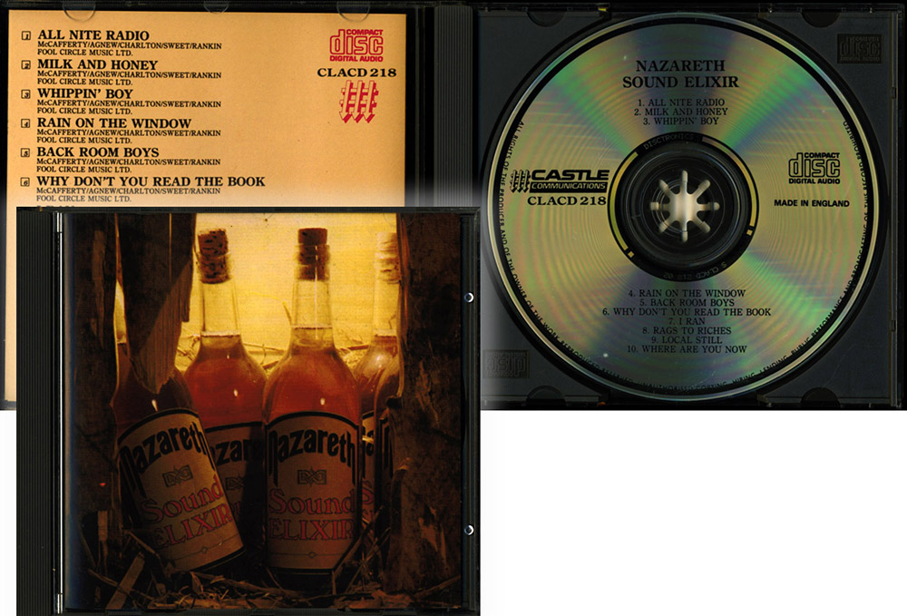 Nazareth / Sound Elixir (Castle CLACD218) (NM/NM) CD [17][DSG]