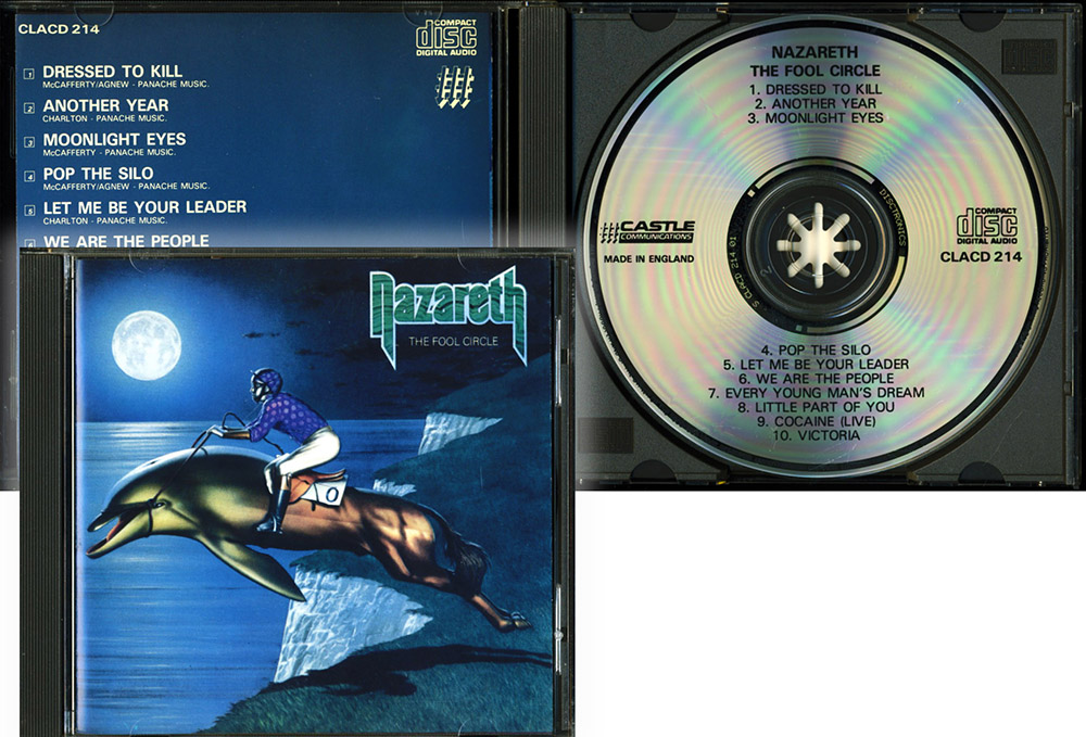 Nazareth / The Fool Circle (Castle CLACD214) (NM/NM) CD [17][DSG]