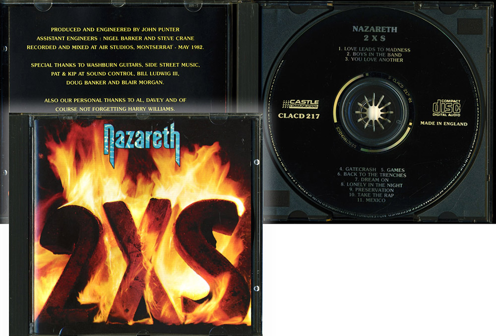 Nazareth / 2xS (Castle CLACD217) (NM/NM) CD [17][DSG]