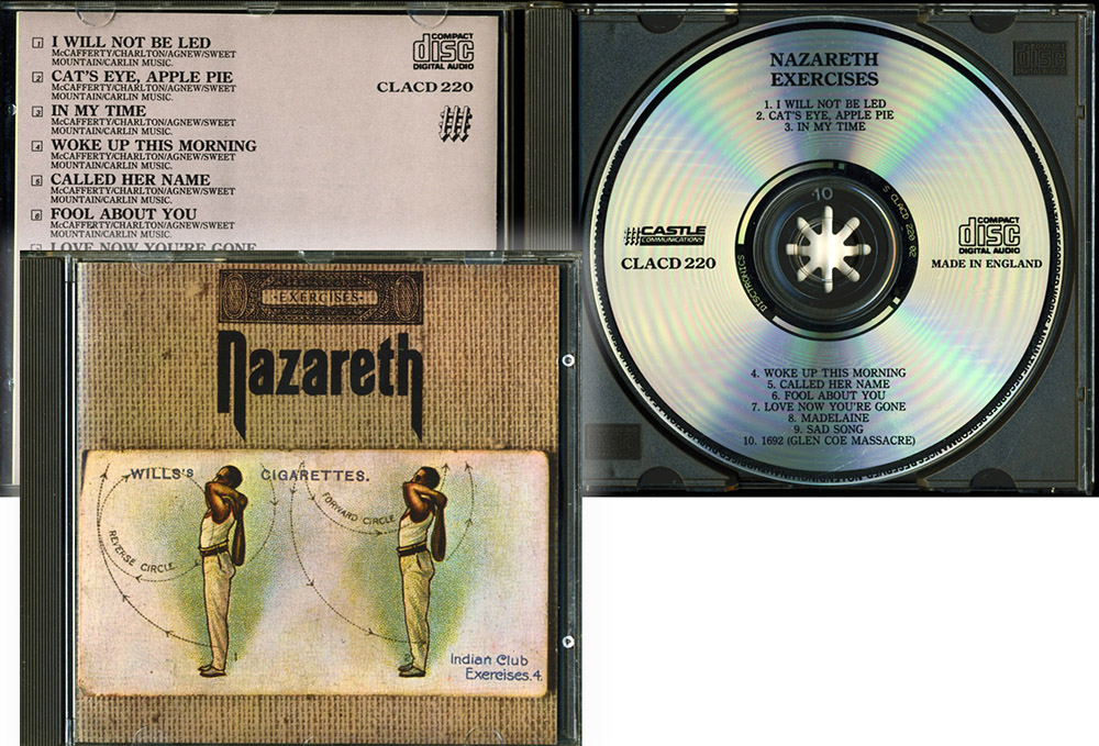 Nazareth / Exercises (Castle CLACD220) (NM/NM) CD [17][DSG]