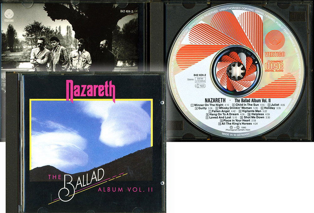 Nazareth / The Ballad Album Vol. II (NM/NM) CD [17][DSG]
