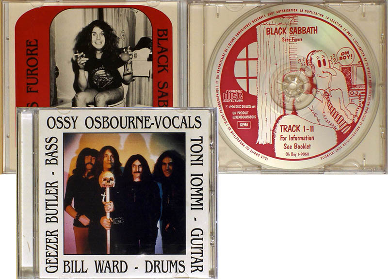 Black Sabbath / Sabs Furore (bootleg) (Luxembourg) / CD [09] (NM/NM) 