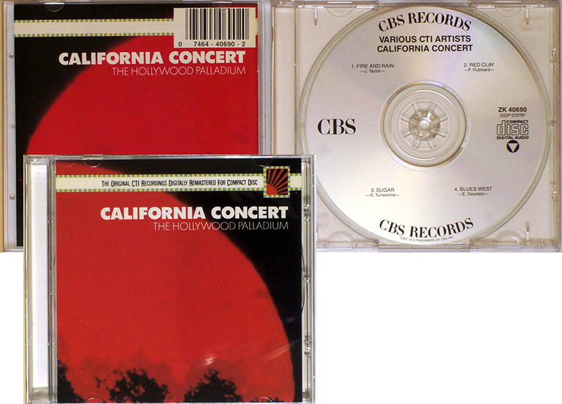 California Concert CTI Rec / CD [09] (NM/NM) 