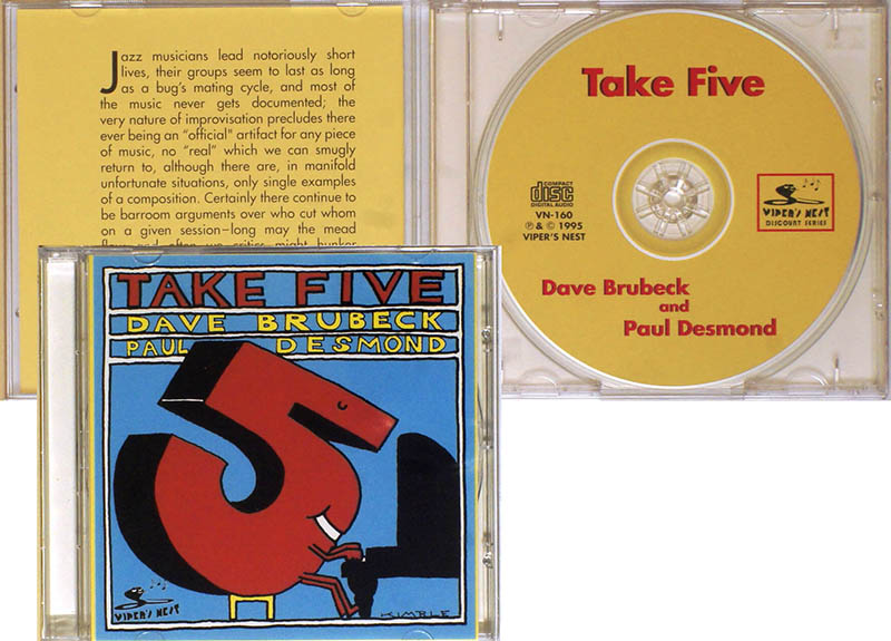 Dave Brubeck / Take Five / CD [12] (NM/NM) 
