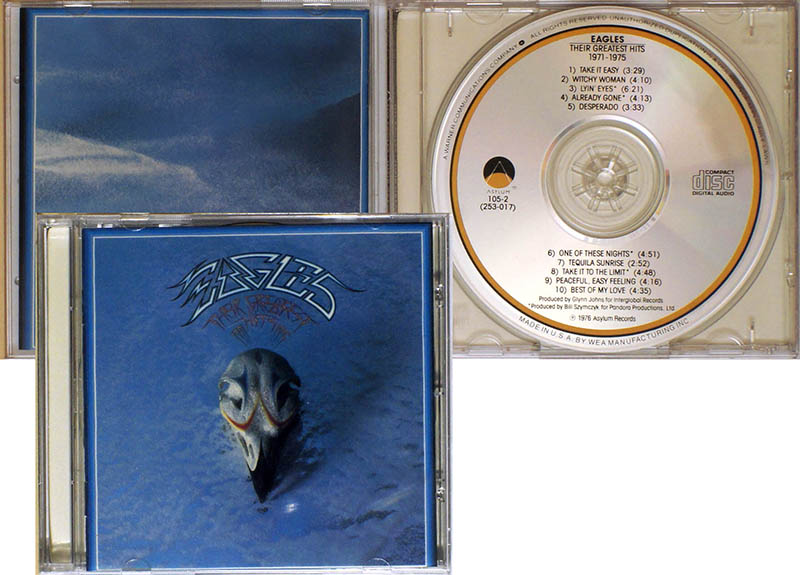 Eagles / Their Greatest Hits / CD [08] (NM/NM) 