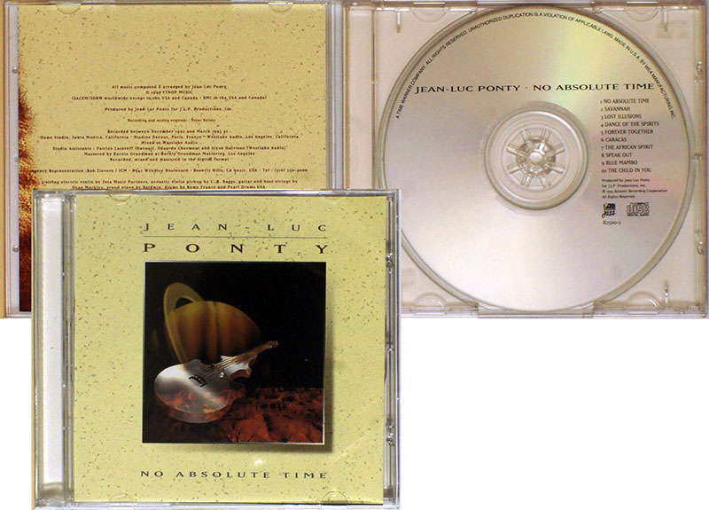 Jean-Luc Ponty / No Absolute Time / CD [06][DSG] (NM/NM) 