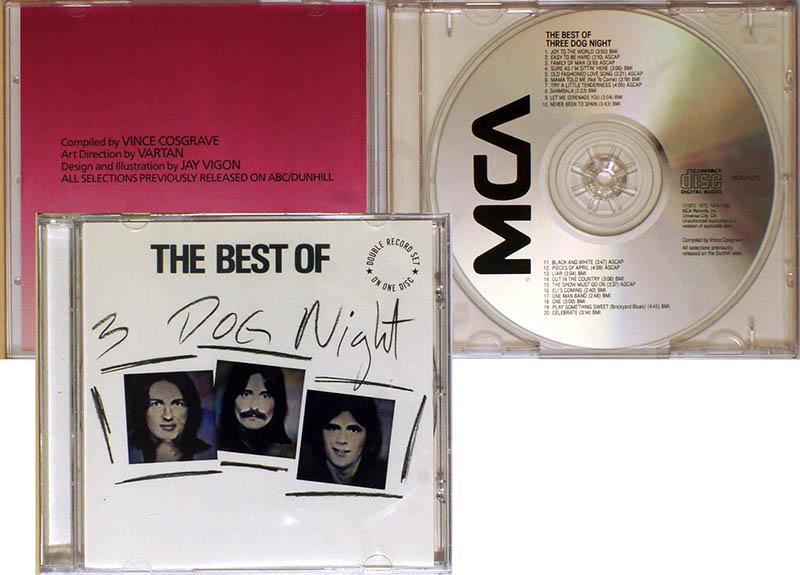 Three Dog Night / The Best Of / CD [07][DSG] (NM/NM) 