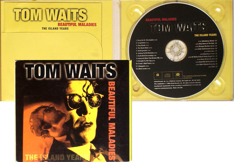 Tom Waits / Beautiful Maladies The Island Years / CD digipack [07] (VG+/VG+) (NM/NM) 