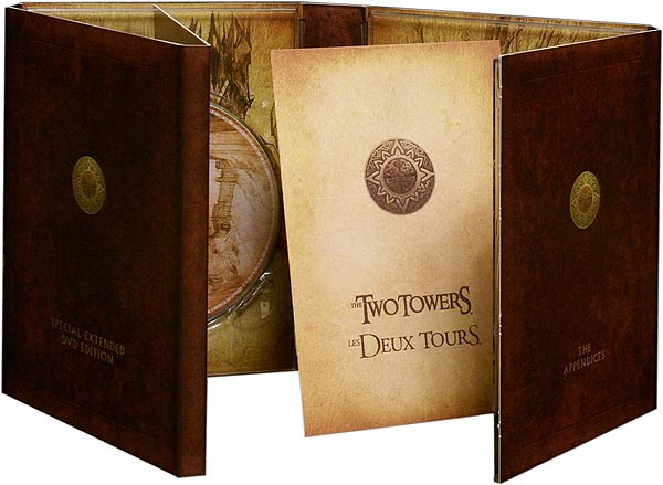 The Lord Of The Rings: Two Towers / DVD R1 / 4 disc Box set / Special extended edition