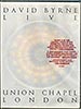 David Byrne / Union Chapel London / DVD NTSC [Z6]