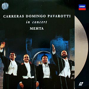Carreras, Domingo, Pavarotti in Concert (dir. Z. Metha) / LD NTSC [LMU01][DSG]