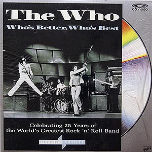 The Who / Who`s Better, Who`s Next / LD NTSC [LMU01]