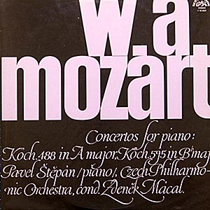 Mozart / Concertos for Piano / P.Stepan, Zdenec Macal