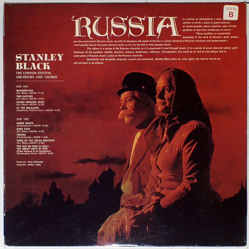 Russia by The London Festival Orch (Stanley Black) gatefold / SP 44075 [J2]