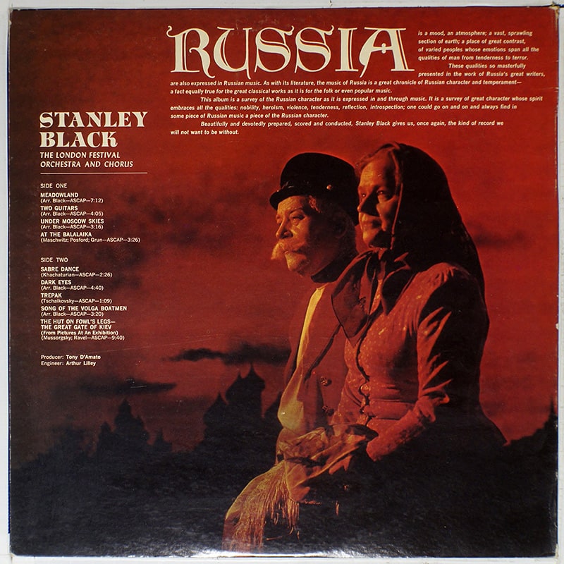Russia by The London Festival Orch (Stanley Black) gatefold / SP 44075 [J2]
