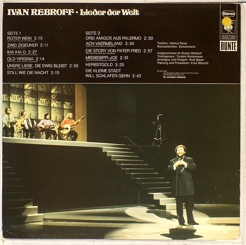 Ivan Rebroff / Lieder Der Welt [J2]