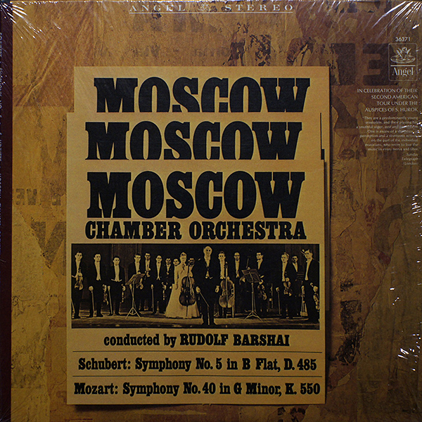 The Moscow Chamber Orchestra / Mozart Symphony #40, Schubert Symphony #5 [J5][SK]