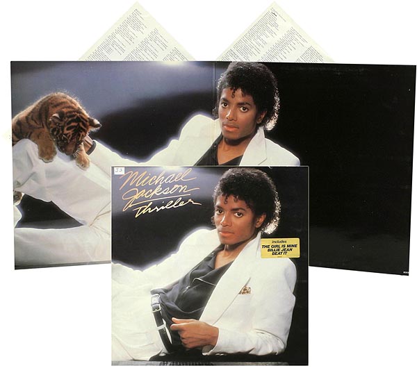 Michael Jackson / Thriller / gatefold with insert / QE 38112 [B6][B6][B6]