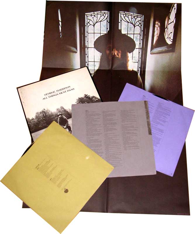 George Harrison / All Things Must Pass / 3LP box / with inserts & poster / Apple STCH 639 [B4]
