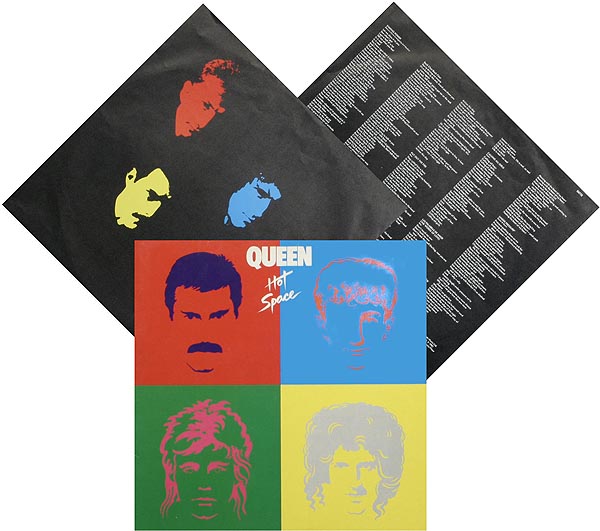 Queen / Hot Space / with insert / Electra E1-60128 [C2]