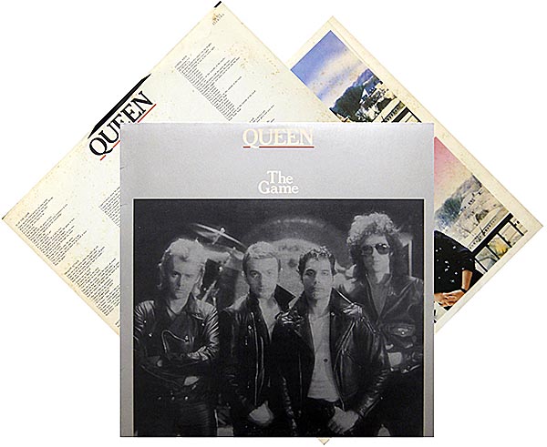 Queen / The Game / metallic cover / with insert / Elektra 5E-513 4x[C2]