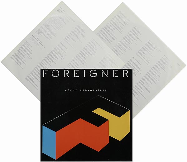 Foreigner / Agent Provocateur / with insert / A1-81999 [A4]