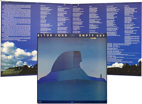 Elton John / Empty Sky / US edition / gatefold [D5]