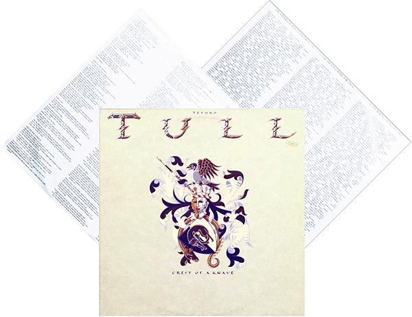 Jethro Tull / Crest Of A Knave / with insert / Chrysalis OV 41590 [B5][B5]