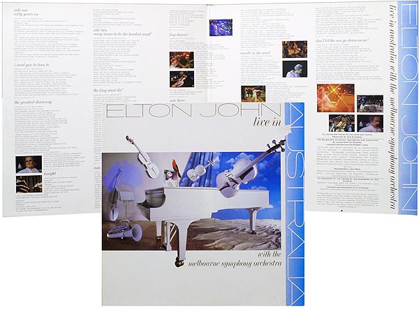 Elton John / Live In Australia with MSO / 2LP gatefold [D5][D5][D5]