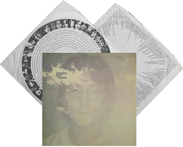 John Lennon / Imagine / with insert / Apple SW-3379 [A6][A6][A6][A6]