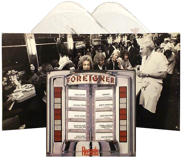 Foreigner / Records / album cutout cover with insert / 80999 [A4][A4]