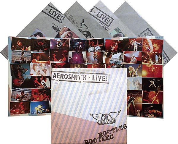 Aerosmith / Live Bootleg / 2LP gatefold with inserts / Columbia PC2 35564 [A1][DSG]