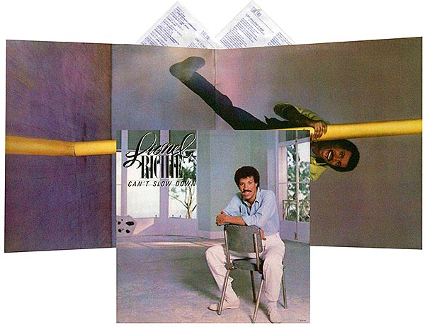 Lionel Richie / Can`t Slow Down / gatefold with insert / 6059ML [B6]
