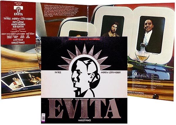Evita by E.L. Webber / Broadway cast / 2LP gatefold / MCA2-11007 [A4][A4]
