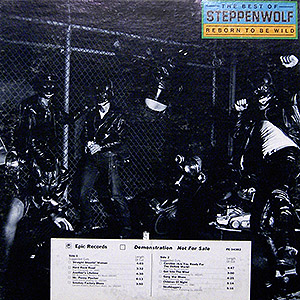 Steppenwolf / Reborn To Be Wild - The Best of... (promo) / PE 34382 [D3]