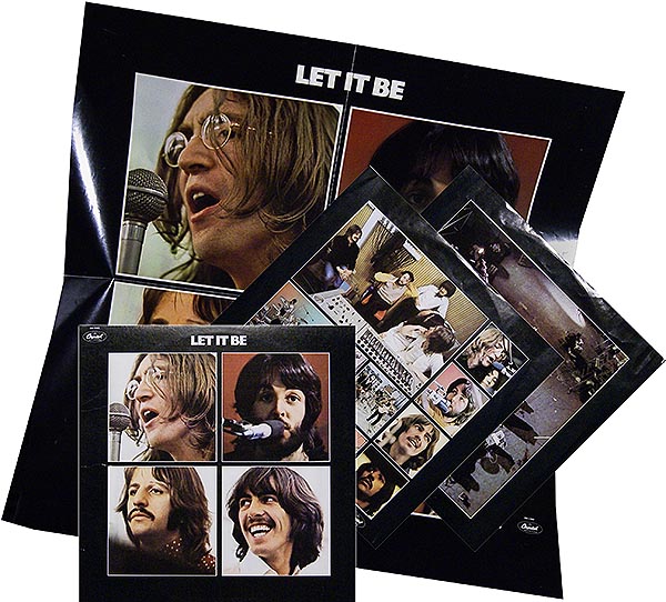 Beatles / Let It Be / jacket cover with insert & poster / brown Capitol SW-11922 [C6+]