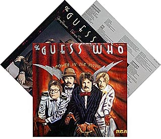 Guess Who / Power In The Music / jacket cover with cutouts  / APL1-0995