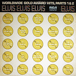 Elvis Presley / Worldwide Gold Award Hit vol 1 & 2 / 2LP jacket cover [D6+]