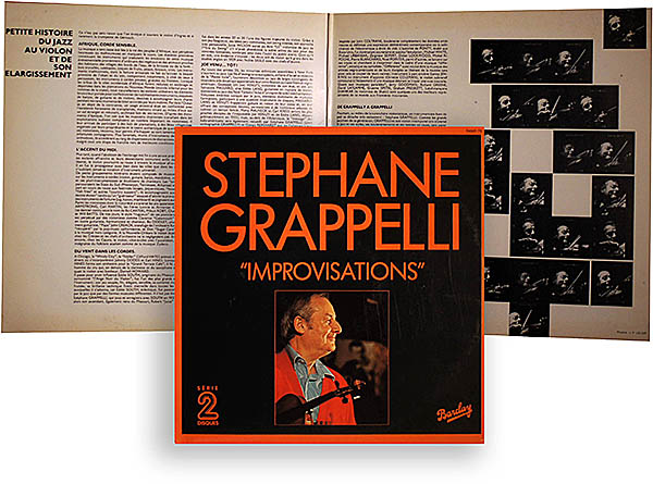 Stephane Grappelli / Improvisations / 2LP gatefold [D3]