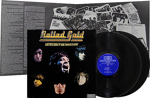 Rolling Stones / Rolled Gold: The Very Best of the Rolling Stones / 2LP gatefold / UK Decca ROST 1/2 [C5+]