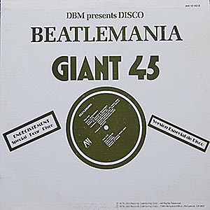 Beatlemania / Disco Giant 45 / 12"single