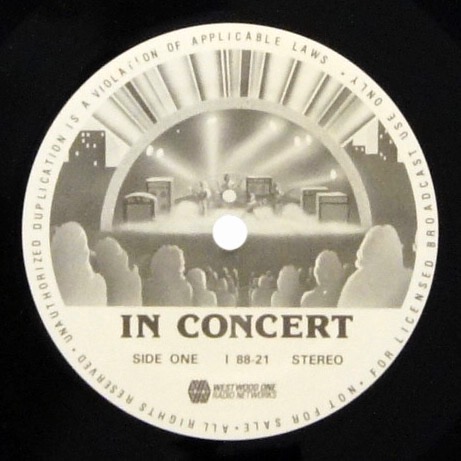 Deep Purple / In Concert (BBS '72) / 2LP Radio Transcription Record for US 17 oct 1988 [A3]