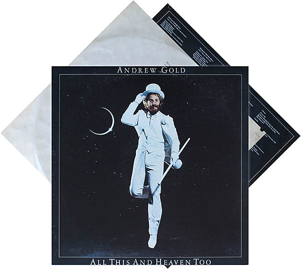Andrew Gold (Wax UK) / All This And Heaven Too / with insert / Asylum 6E-116 [A1][DSG]