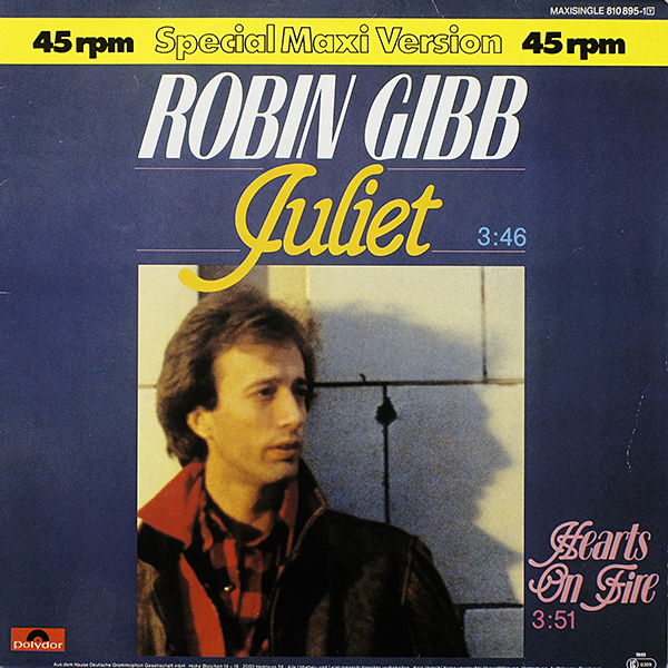 Robin Gibb (Bee Gees) / Juliet 12" [D2]