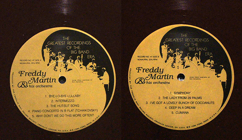 The Greatest Recordings Of The Big Band Era # 47 (Freddy Martin) [J6]